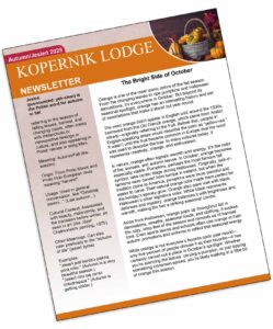 Kopernik Lodge Newsletter Autumn 2025