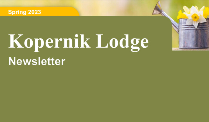 Kopernik Lodge Spring 2023 Newsletter
