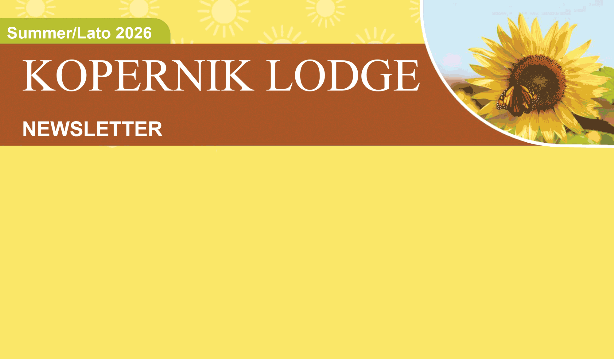 Summer 2026 Newsletter